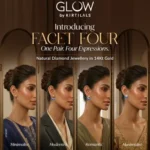 "FACET FOUR"- One Pair of Earrings, Four Distinct Styles