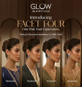 "FACET FOUR"- One Pair of Earrings, Four Distinct Styles
