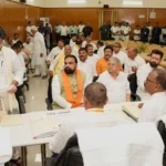 BJP candidate and Bhojpuri film actor Pawan Singh files nominations for Bihar Legilstive Council Elections in presence of Bihar Chief Minister Samrat Choudhary and other leaders in Patna on June 8, 2026.