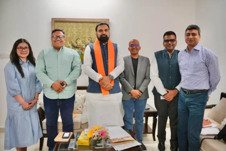 Bihar Chief Minister Samrat Choudhary met a high-level delegation from Google India, led by Vice President Chandu Thota, at Bihar Bhavan in New Delhi on June 10, 2026.