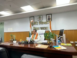 Bihar Agriculture Minister Vijay Kumar Sinha