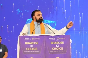 Bihar CM Samrat Choudhary addressed the 11th edition of ‘Bharose Ki Choice – Patna Edition’, organised by Zee Business at Bapu Sabhagar in Patna on June 13, 2026.