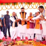 Bihar Chief Minister Samrat Choudhary and Union MSME Minister Jitan Ram Manjhi jointly laid the foundation stone of a technology centre in Gayaji on June 15, 2026.