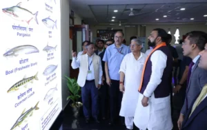 Bihar Chief Minister Samrat Choudhary and Union Minister for Panchayati Raj and Fisheries, Animal Husbandry and Dairying Rajiv Ranjan Singh aka Lalan Singh jointly inaugurated the regional office of the National Fisheries Development Board (NFDB) in Patna on June 15, 2026.