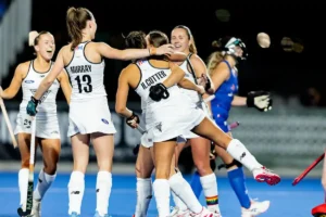 New Zealand team celebrates their victory