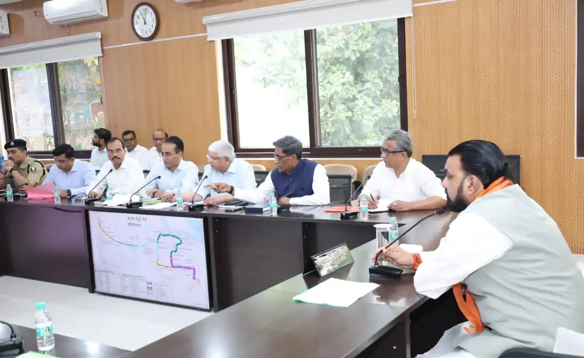 Bihar Chief Minister Samrat Choudhary chaired a high-level meeting on Patna Metro Rail Project in Patna on June 29, 2026.