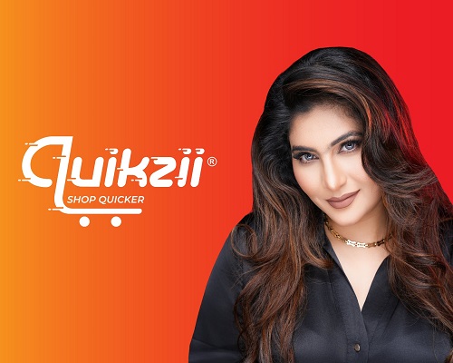Renowned actress Neha Saxena unveiled as the new face of Quikzii.com, the UK’s fast-growing delivery platform
