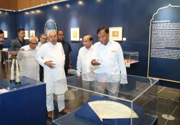 Janata Dal (United) National President and former Bihar Chief Minister Nitish Kumar visited the Bihar Museum on June 30, 2026.
