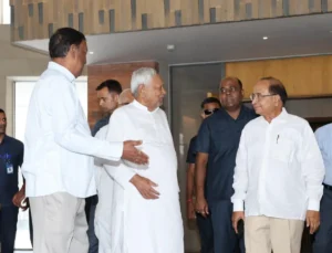 Janata Dal (United) National President and former Bihar Chief Minister Nitish Kumar visited the Bihar Museum on June 30, 2026.