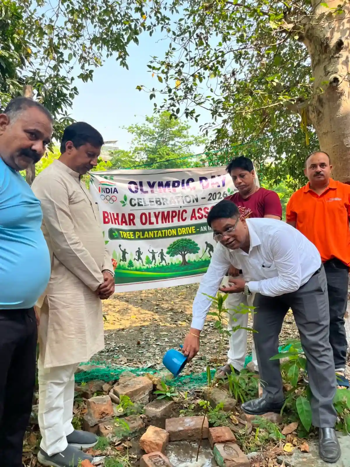 BOA organised plantation drive to mark International Olympic Day.
