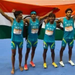 Indian U-23 4x400 m relay team: