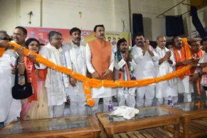 National Democratic Alliance (NDA) on July 18, 2026 organised a joint workers’ convention in Patna.
