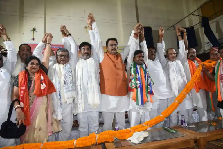 National Democratic Alliance (NDA) on July 18, 2026 organised a joint workers’ convention in Patna.