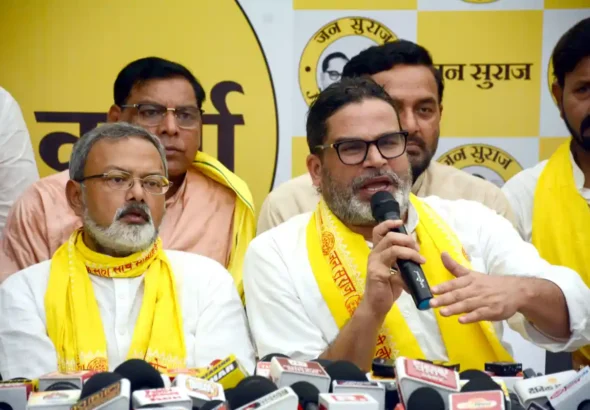Jan Suraaj party founder Prashant Kishor announced his candidature from Bankipur Assembly seat by-election in Patna on July 5, 2026.