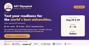 Register for SAT Olympiad 2026 and benchmark your SAT readiness with India's national SAT benchmark