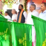 Bihar CM Samrat Choudhary Flags Off First E-Bus Under PM Scheme, Launches New Deluxe Bus Fleet in Patna on July 25, 2026.