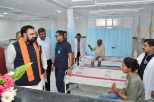 Bihar CM Samrat Choudhary inaugurates 400-bed Super Speciality Orthopaedic Hospital at LNJP Hospital Campus in Patna on July 25, 2026.