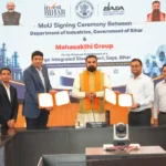 A Memorandum of Understanding (MoU) was signed and exchanged between the Bihar Industries Department and Mahashakti Group in the presence of Bihar Chief Minister Samrat Choudhary in Patna on July 30, 2026.