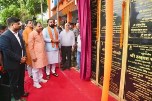 Bihar Chief Minister Samrat Choudhary inaugurated a group of upgraded government schools selected under the Saraswati Vidya Niketan (Model School) initiative in the Tarapur Assembly constituency on July 28, 2026.
