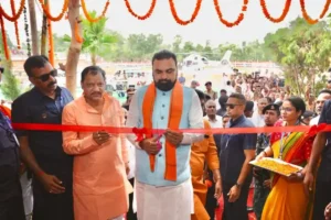 Bihar Chief Minister Samrat Choudhary inaugurated a group of upgraded government schools selected under the Saraswati Vidya Niketan (Model School) initiative in the Tarapur Assembly constituency on July 28, 2026.