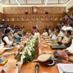 South India's top police chiefs and central intelligence heads gathering at Thiruvananthapuram for Operation Toofan High Level Summit chaired by Home Minister Ramesh Chennnithala