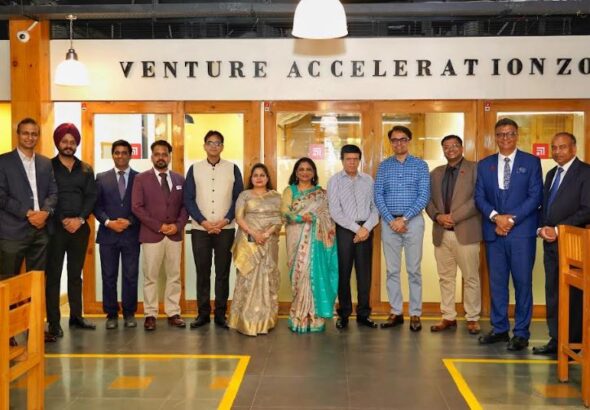 Atal Innovation Centre launched at Chitkara University in presence of Sh Amit Dhaka (IAS) CEO Invest Punjab, Dr. Madhu Chitkara, Dr. Ashok Chitkara & Atal Innovation Mission team