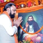 Bihar Chief Minister paid tributes to Sant Shiromani Guru Ravidas on his 650th birth anniversary in Patna on August 7, 2026.