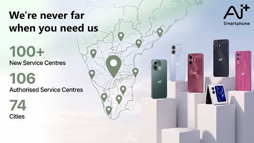 Ai+ Smartphone is planning to expand with 100+ New Service Centres in South India, Strengthens Regional Growth Footprint