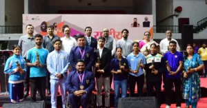 Athletes who were honoured on National Sports Day by Bihar Government in Patna on August 29, 2026.