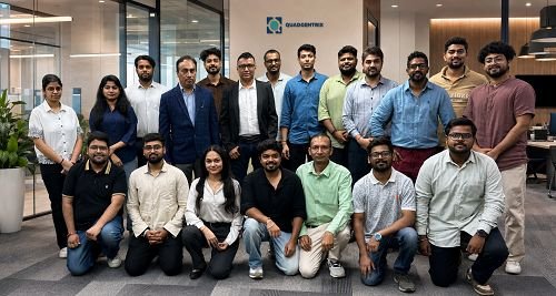 Core Team at the launch of the Quadcentrix Office