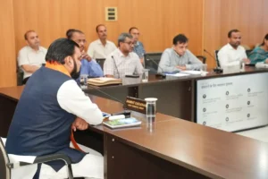 Bihar Chief Minister Samrat Choudhary reviewed the functioning of the Real Estate Regulatory Authority (RERA) in Patna on August 1, 2026.