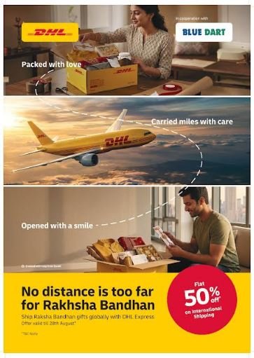DHL Express’ Rakhi Express is Back with 50% Off on International Shipments from India