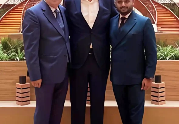 L to R - Mr Somen Banerjee Mr Francesco Badii and Mr Neehar Gandhi at Inauguration Programs in India