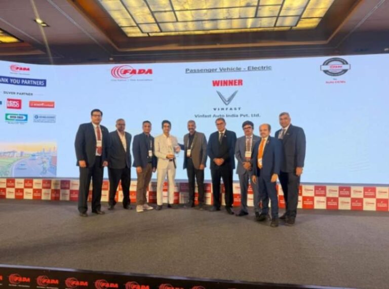 VinFast ranked No. 1 among electric passenger vehicle OEMs in dealer satisfaction, according to the latest FADA study