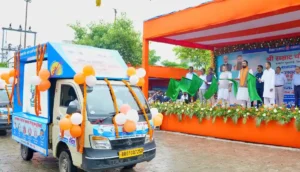 Bihar CM Samrat Choudhary launches ‘Screening and Treatment – Healthcare at Your Doorstep’ campaign in Patna on September 2, 2026.