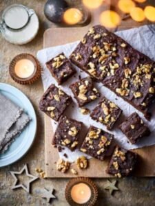 Sweet Potato & Walnut Brownies