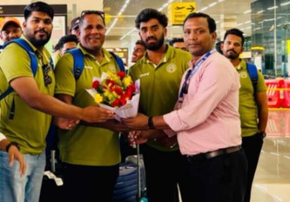 Goa U-23 team arrives in Patna
