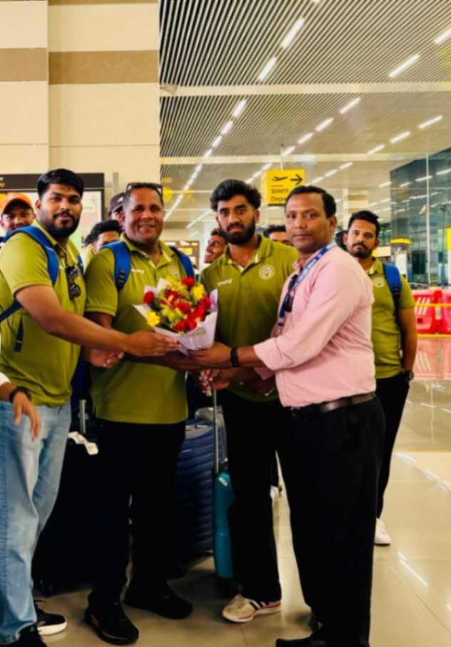 Goa U-23 team arrives in Patna