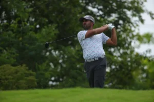 Saptak Talwar placed tied seventh after round two at Asian Games 2026