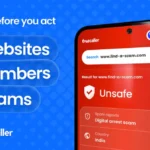 Truecaller Scam Checker on the web and Truecaller Android app lets anyone check a suspicious link, number, or message in seconds